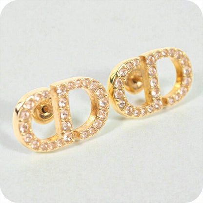 中古 ディオール ピアス レディース ブランド Dior Petit CD スタッド ゴールド アクセサリー USDCD107153011