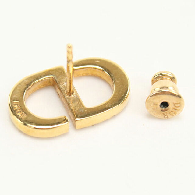 中古 ディオール ピアス レディース ブランド Dior Petit CD スタッド ゴールド アクセサリー USDCD107153011