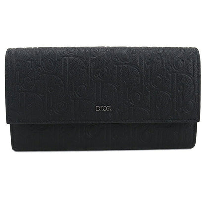 Used Dior long wallet bi-fold men&