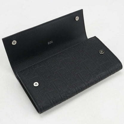 Used Dior long wallet bi-fold men&