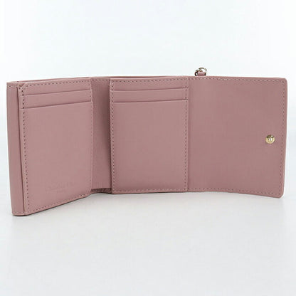 中古 ディオール 三つ折り財布 三折財布 レディース ブランド Dior レディディオール ロータス ウォレット S0181ONMJ ピンク 財布 USDCD107751011