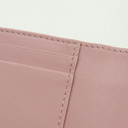 中古 ディオール 三つ折り財布 三折財布 レディース ブランド Dior レディディオール ロータス ウォレット S0181ONMJ ピンク 財布 USDCD107751011