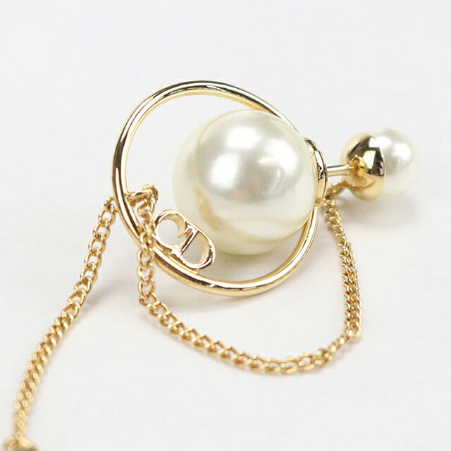 中古 ディオール ピアス レディース ブランド Dior ディオールトライイバル ゴールド アクセサリー USDCD107761011