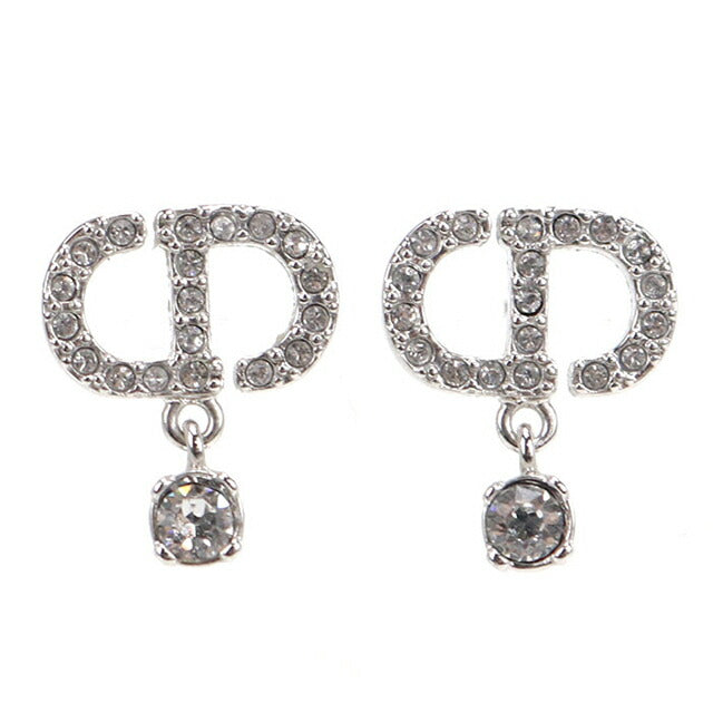 中古 ディオール ピアス レディース ブランド Dior プチCD シルバー アクセサリー USDCD107762011