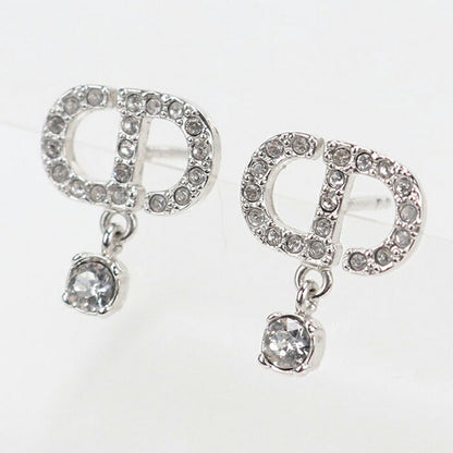 中古 ディオール ピアス レディース ブランド Dior プチCD シルバー アクセサリー USDCD107762011