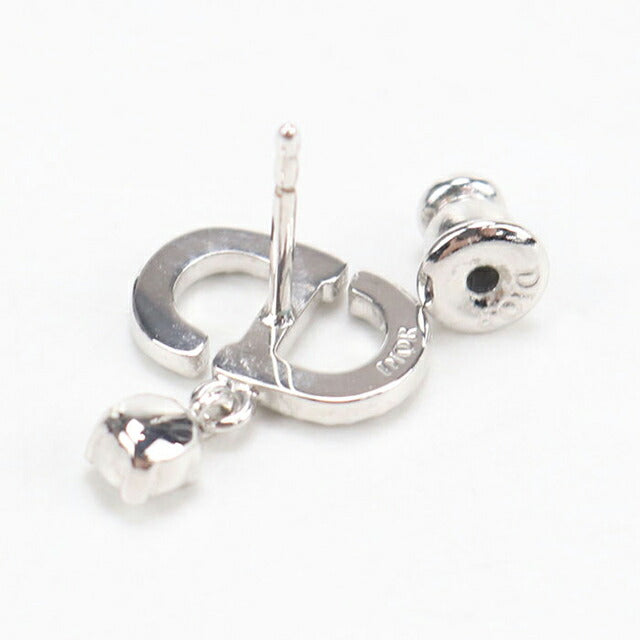 中古 ディオール ピアス レディース ブランド Dior プチCD シルバー