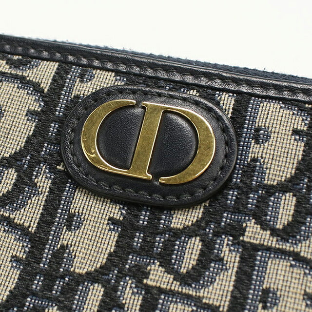 クリスチャンディオール カナージュ ラウンドファスナー 長財布 レディース 【中古】 Christian Dior（クリスチャン・ディオール） カナージュ ラウンド