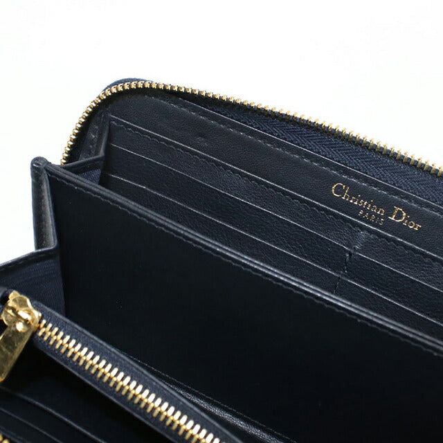 中古 ディオール 長財布ラウンドファスナー レディース ブランド Dior