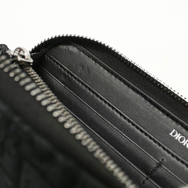中古 ディオール 長財布ラウンドファスナー メンズ ブランド Dior