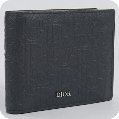 中古 ディオール 二つ折り財布 二折財布 メンズ ブランド Dior ディオール グラビティ ブラック 財布 USDCD108012011