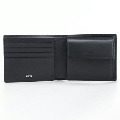 中古 ディオール 二つ折り財布 二折財布 メンズ ブランド Dior ディオール グラビティ ブラック 財布 USDCD108012011
