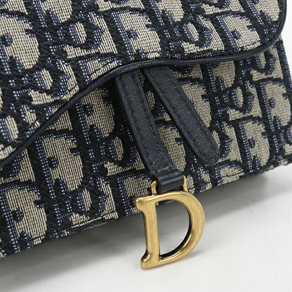 Used Dior body bag ladies brand Dior saddle belt pouch S5619CTZQ M928 navy USDCD108113011