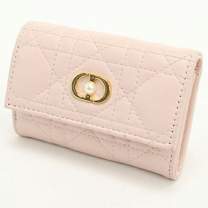 中古 ディオール 二つ折り財布 二折財布 レディース ブランド Dior ディオールジョリー グリシンウォレット ピンク 財布 USDCD108306011
