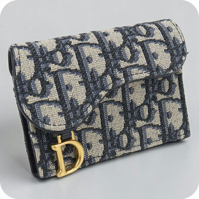 Used Dior Business Card Holder Women&