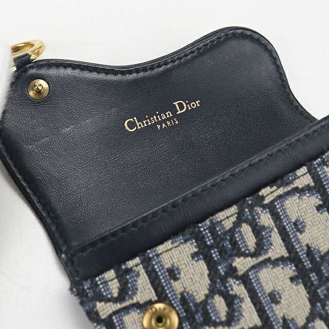 Used Dior Business Card Holder Women&