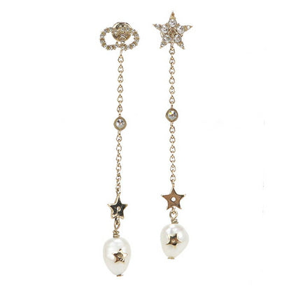Used Dior earrings ladies brand Dior CD logo star gold accessories USDCD108734011