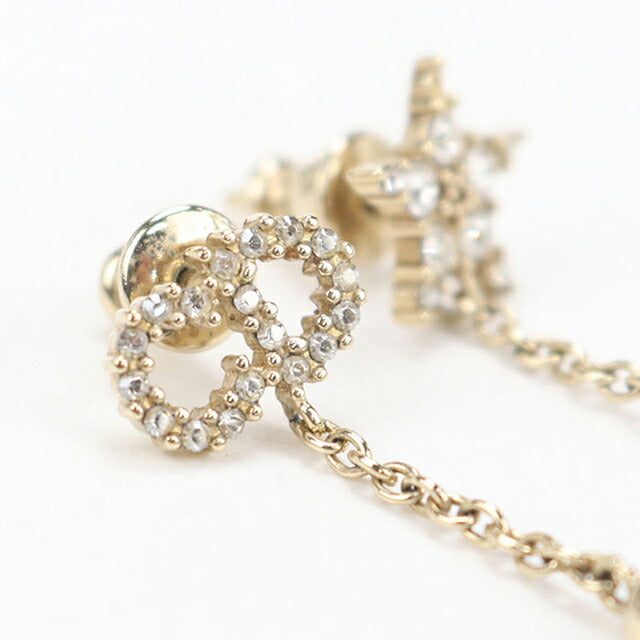 Used Dior earrings ladies brand Dior CD logo star gold accessories USDCD108734011