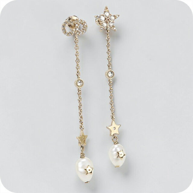 中古 ディオール ピアス レディース ブランド Dior CDロゴ スター ゴールド アクセサリー USDCD108734011