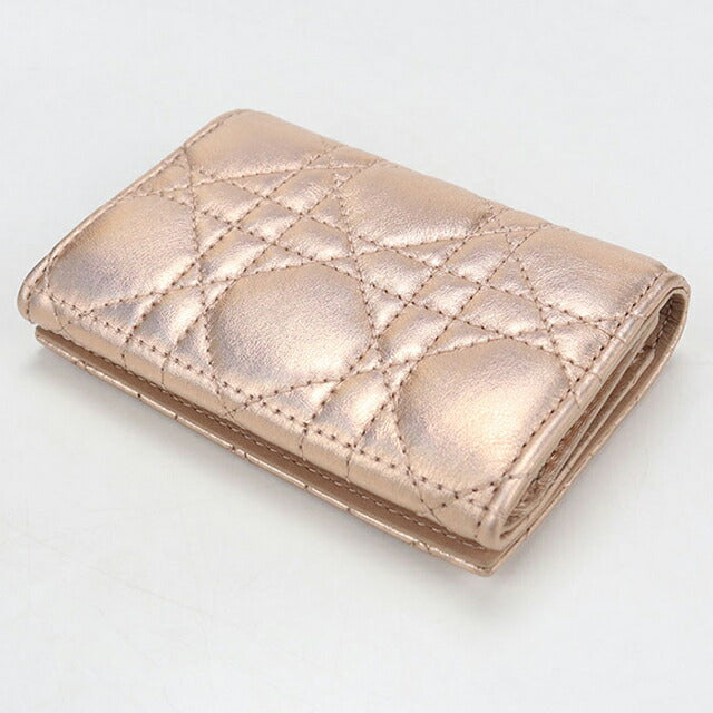 Used Dior Bifold Wallet Bifold Wallet Ladies Brand Dior Dior Caro Glycine Wallet Pink USDCD108827011