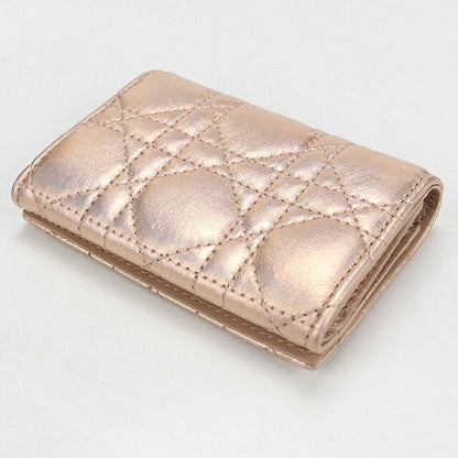 Used Dior Bifold Wallet Bifold Wallet Ladies Brand Dior Dior Caro Glycine Wallet Pink USDCD108827011
