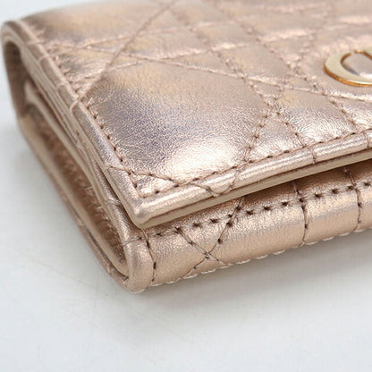 Used Dior Bifold Wallet Bifold Wallet Ladies Brand Dior Dior Caro Glycine Wallet Pink USDCD108827011