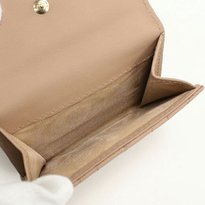 中古 ディオール 三つ折り財布 三折財布 レディース ブランド Dior ロータス ウォレット S0181ONMJ ベージュ USDCD109282011