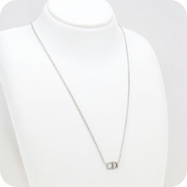 中古 ディオール ネックレス レディース ブランド Dior クレール ディー リュヌ N3523WOMZI_D009 シルバー アクセサリー USDCD109354011