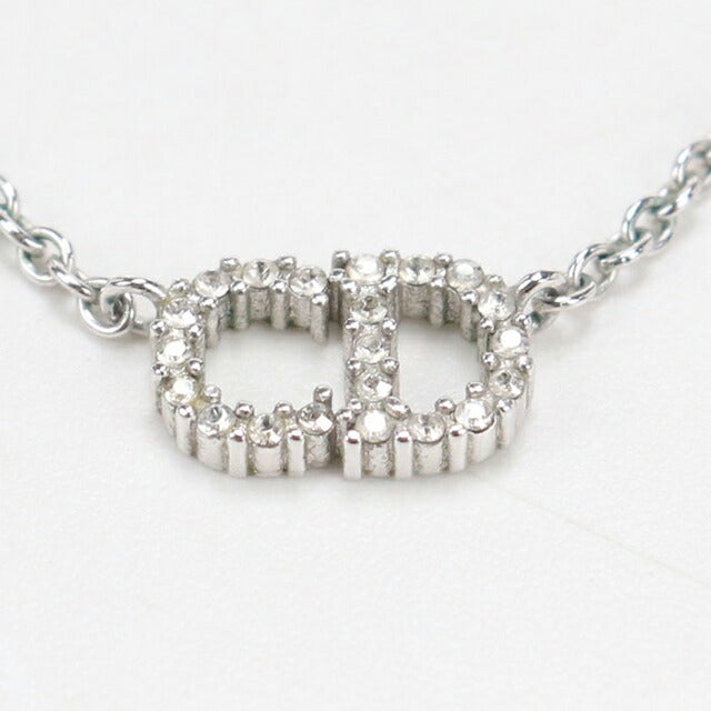 中古 ディオール ネックレス レディース ブランド Dior クレール ディー リュヌ N3523WOMZI_D009 シルバー アクセサリー USDCD109354011