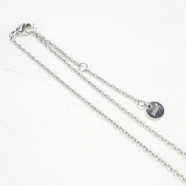 中古 ディオール ネックレス レディース ブランド Dior クレール ディー リュヌ N3523WOMZI_D009 シルバー アクセサリー USDCD109354011
