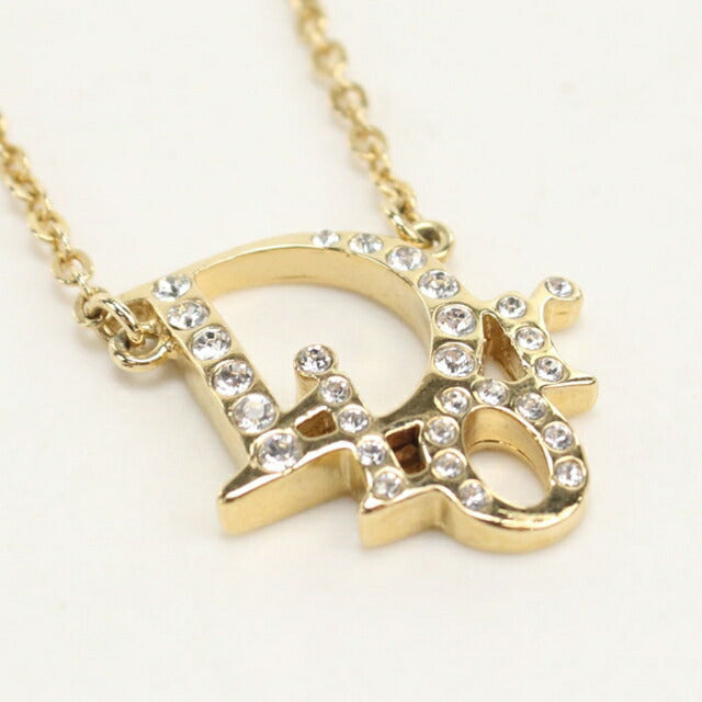 中古 ディオール ネックレス レディース ブランド Dior ゴールド