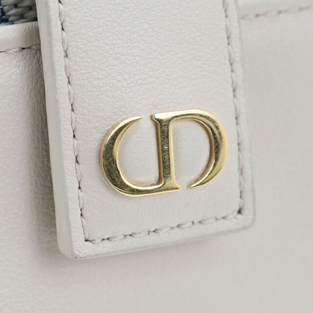 ディオール モンテーニュ コンパクトウォレット CDロゴ 二つ折り財布 レザー レディース Dior 【228-70439】 ディオール モンテーニュ コンパクトウォレット CDロゴ 二つ折り財布