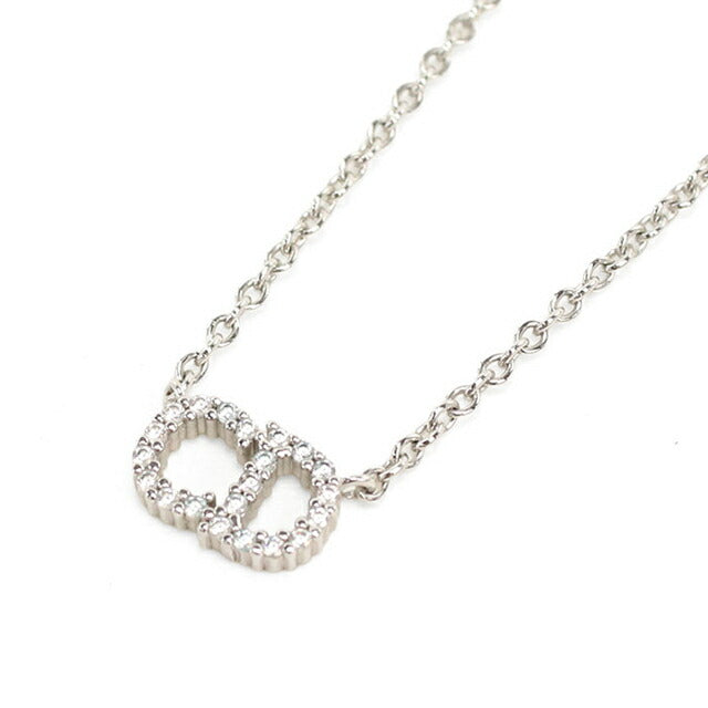 中古 ディオール ネックレス レディース ブランド Dior クレール ディー リュヌ ネックレス N3523WOMZI D009 シルバー アクセサリー USDCD109550011