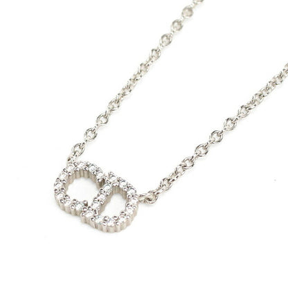 中古 ディオール ネックレス レディース ブランド Dior クレール ディー リュヌ ネックレス N3523WOMZI D009 シルバー アクセサリー USDCD109550011