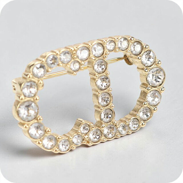 中古 ディオール ブローチ レディース ブランド Dior クレール ディー リュヌ V0362CDLCY_D301 ゴールド アクセサリー USDCD109650011