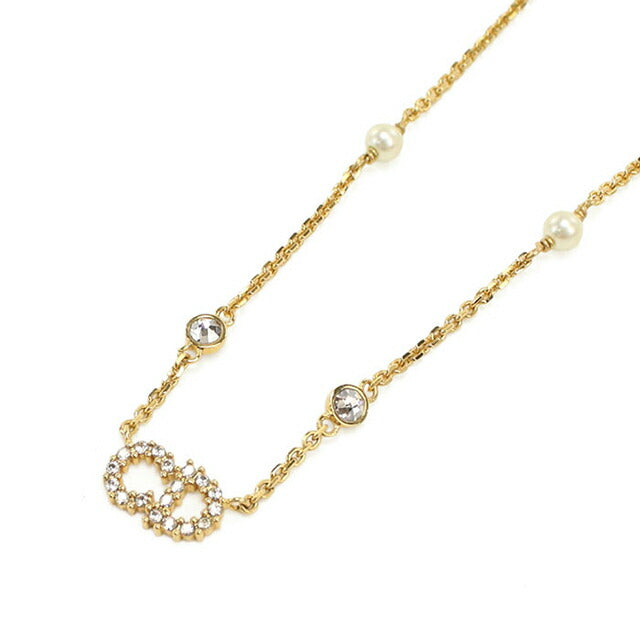 中古 ディオール ネックレス レディース ブランド Dior クレール ディー リュヌ ネックレス N3522WOMZI_D301 ゴールド アクセサリー USDCD110019011