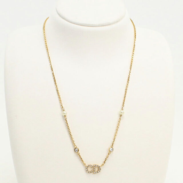 中古 ディオール ネックレス レディース ブランド Dior クレール ディー リュヌ ネックレス N3522WOMZI_D301 ゴールド アクセサリー USDCD110019011