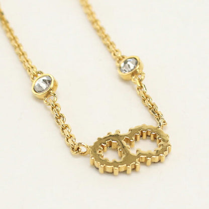 中古 ディオール ネックレス レディース ブランド Dior クレール ディー リュヌ ネックレス N3522WOMZI_D301 ゴールド アクセサリー USDCD110019011