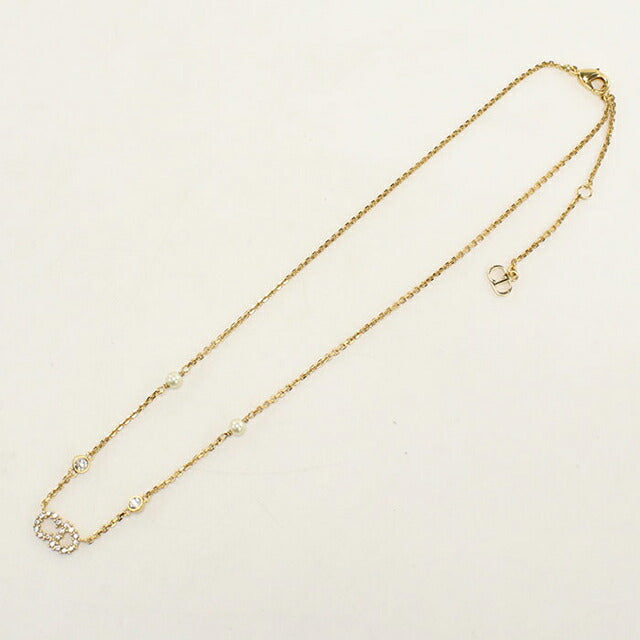 中古 ディオール ネックレス レディース ブランド Dior クレール ディー リュヌ ネックレス N3522WOMZI_D301 ゴールド アクセサリー USDCD110019011