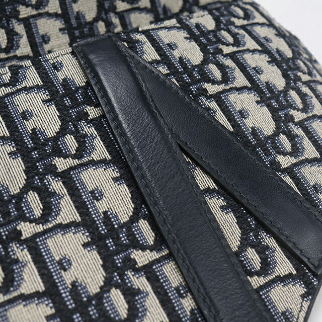 Used Dior shoulder bag ladies brand Dior saddle belt bag navy USDCD110218011
