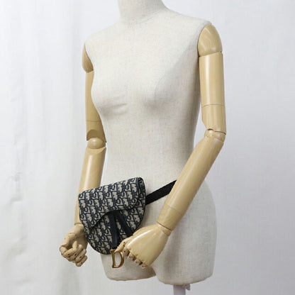 Used Dior shoulder bag ladies brand Dior saddle belt bag navy USDCD110218011