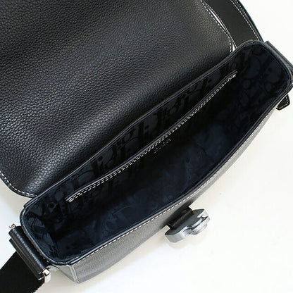 中古 ディオール 斜め掛け ショルダーバッグ メンズ ブランド Dior サドル メッセンジャーバッグスモール 1ADPO049YKK H00N ブラック USDCD110230011