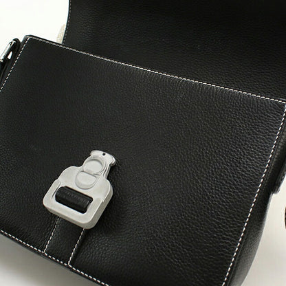 中古 ディオール 斜め掛け ショルダーバッグ メンズ ブランド Dior サドル メッセンジャーバッグスモール 1ADPO049YKK H00N ブラック USDCD110230011