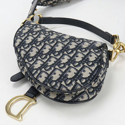 Used Dior shoulder bag ladies brand Dior saddle mini navy USDCD110231011