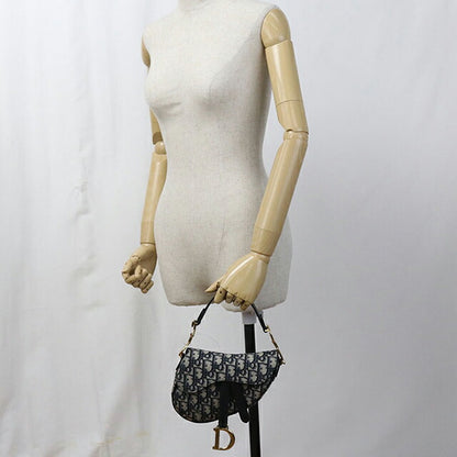 Used Dior shoulder bag ladies brand Dior saddle mini navy USDCD110231011