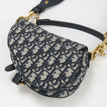 二手 Dior 单肩包 女士品牌 Dior 马鞍迷你 海军蓝 USDCD110232011