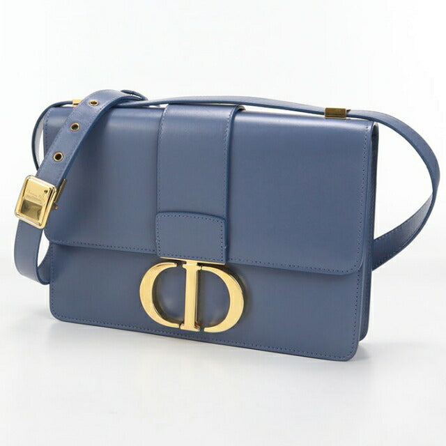中古 ディオール 斜め掛け ショルダーバッグ レディース ブランド Dior 30 モンテーニュ レザー ブルー USDCD110427011