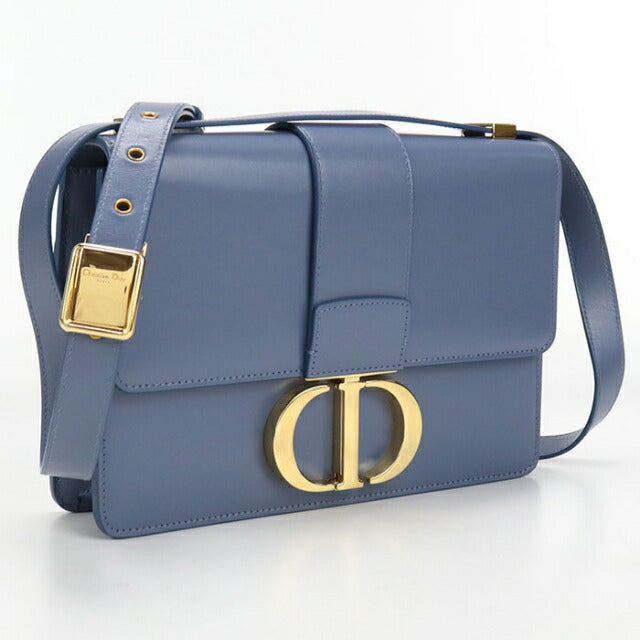 中古 ディオール 斜め掛け ショルダーバッグ レディース ブランド Dior 30 モンテーニュ レザー ブルー USDCD110427011