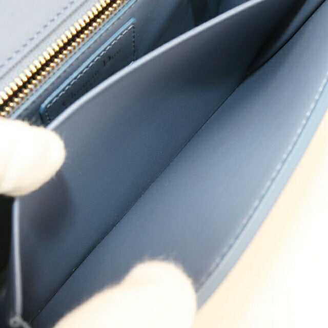 中古 ディオール 斜め掛け ショルダーバッグ レディース ブランド Dior 30 モンテーニュ レザー ブルー USDCD110427011