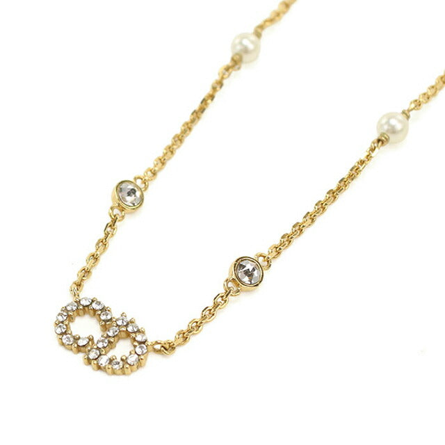 中古 ディオール ネックレス レディース ブランド Dior クレール ディー リュヌ ネックレス N3522WOMZI_D301 ゴールド アクセサリー USDCD110896011
