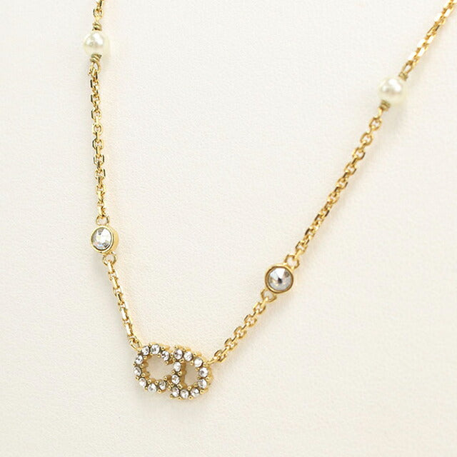 中古 ディオール ネックレス レディース ブランド Dior クレール ディー リュヌ ネックレス N3522WOMZI_D301 ゴールド アクセサリー USDCD110896011